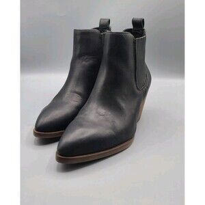 Patina Women's Leather  Western Ankle Boots Handmade Size 7.5